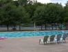 New deck chairs by the pool