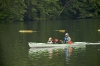 Mother and daughter enjoying a kayak